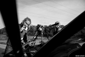 Simon têtu, Cargrip, Machinerie, gaffer