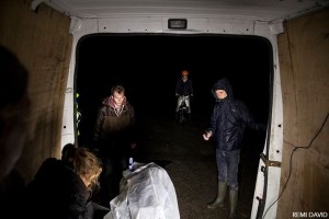 Benoît Duvette, Caméra embarquée, Scène de nuit, mobylette, Brandon Waret, Solex