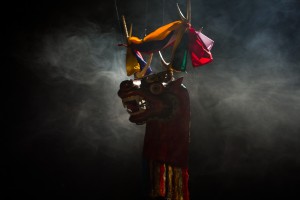 Masque tibétains, fumée